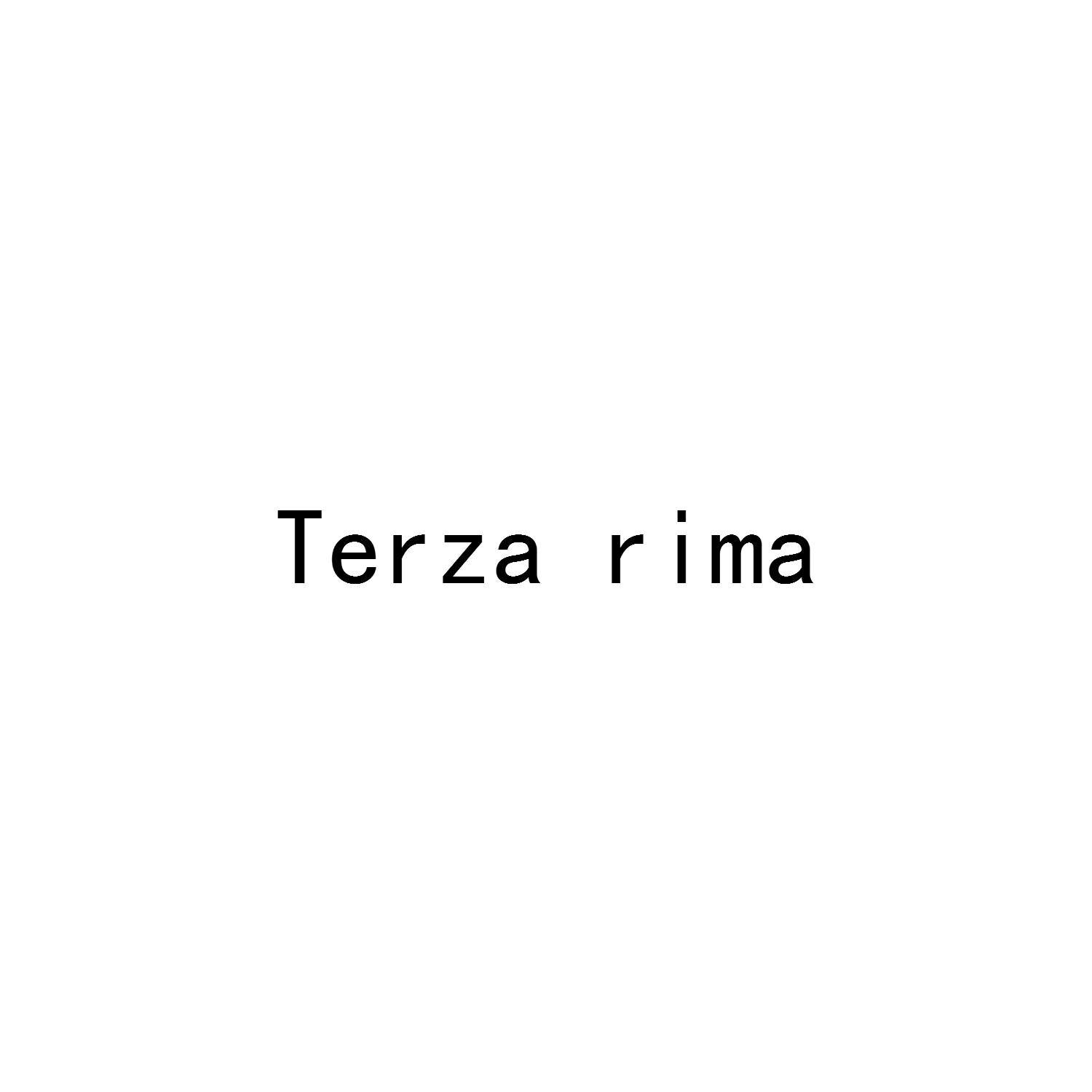 TERZA RIMA