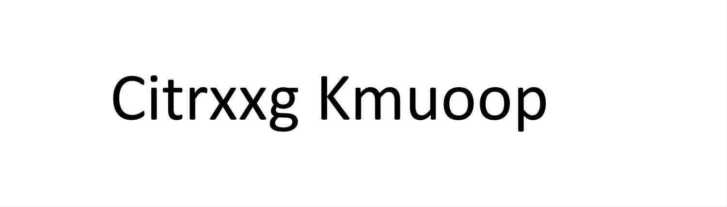 CITRXXG KMUOOP